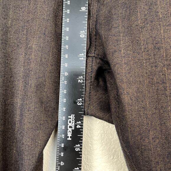 John Varvatos JV 701 Regular Fit Straight Leg Brown Stripe Pants 42 NWT - Picture 13 of 13